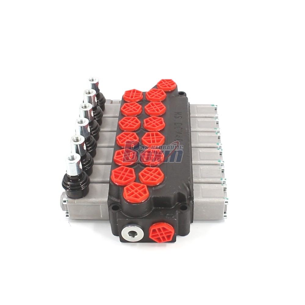6 Spool Manual Monoblock Valve DCV40 for Mobile Hydraulics main image