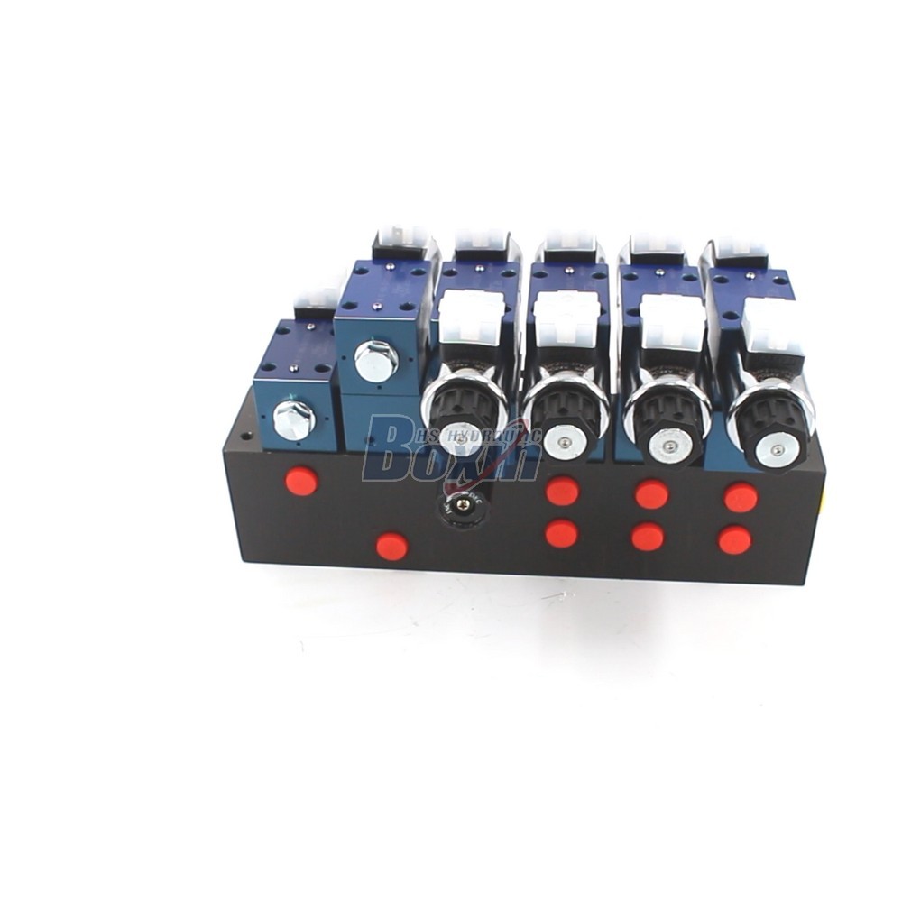 Hydraulic 6 Spool Solenoid Directional Control Valve main image