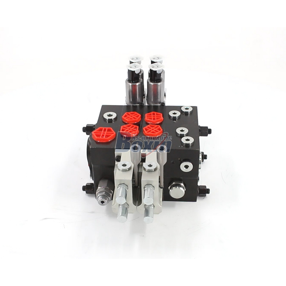 High Performance HSDPX100DY-2 2 Spool Hydraulic Directional Control Valve cover photo