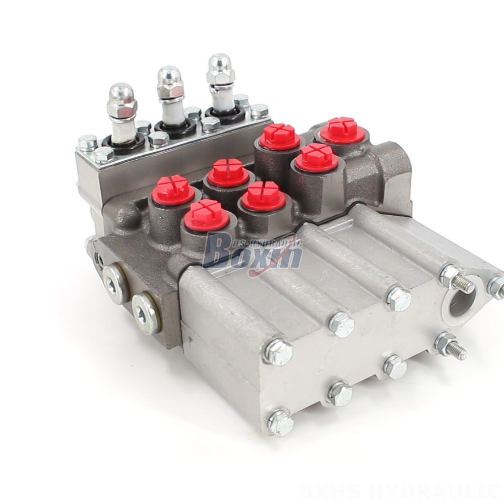 MP80 Manual 3 Spool Hydraulic Distributor: OEM & ODM Services Available main image