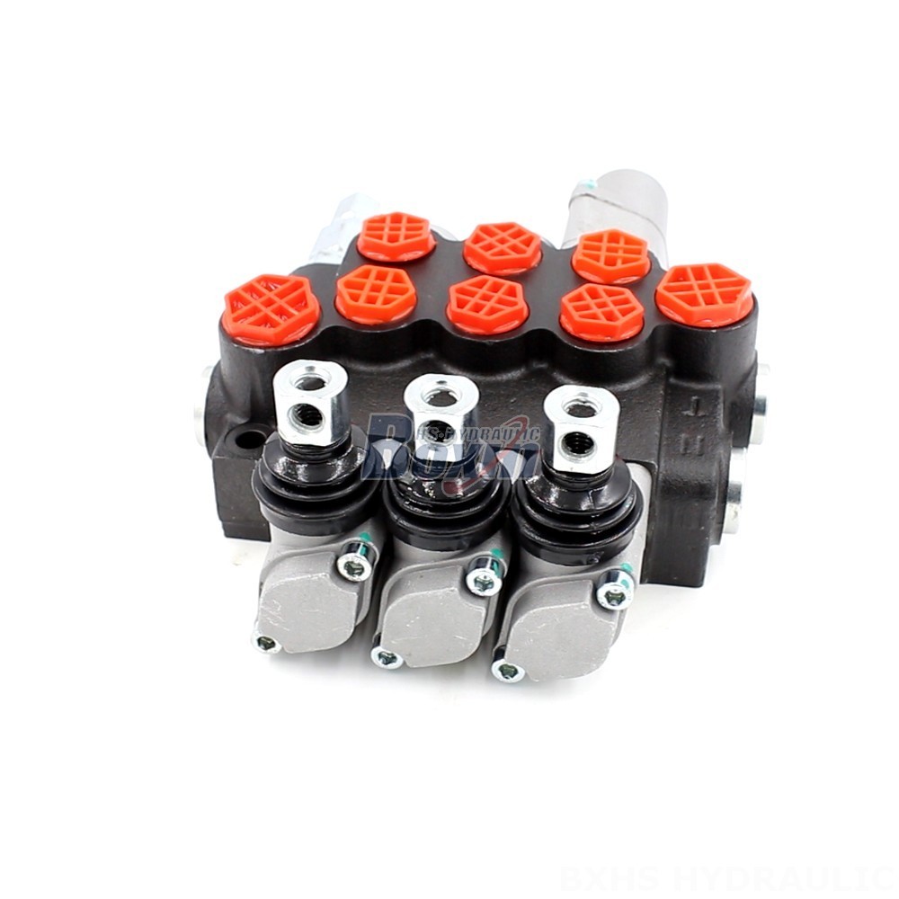 P40-G12-G38-2OT-QTW Manual 3 Spool Monoblock Directional Valve | Wholesale & Manufacturing main image