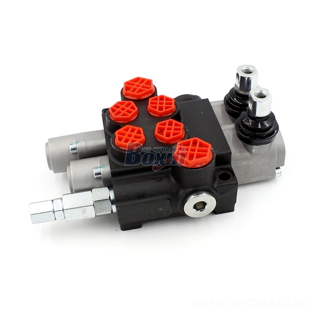 P40-G12-G38-OT-QTW Manual 2 Spool Monoblock Directional Valve Manufacturer main image