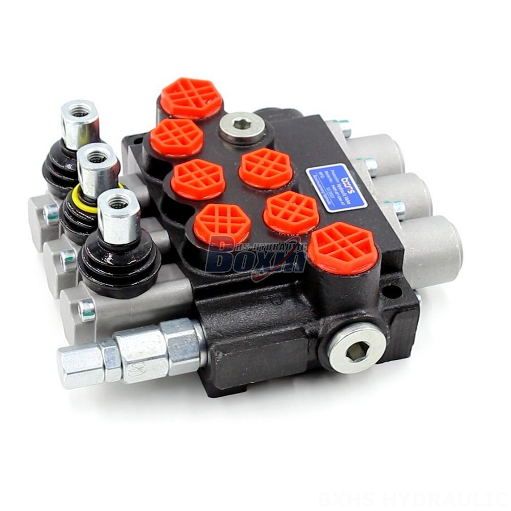 P40 Manual 3 Spool Monoblock Directional Valve main image