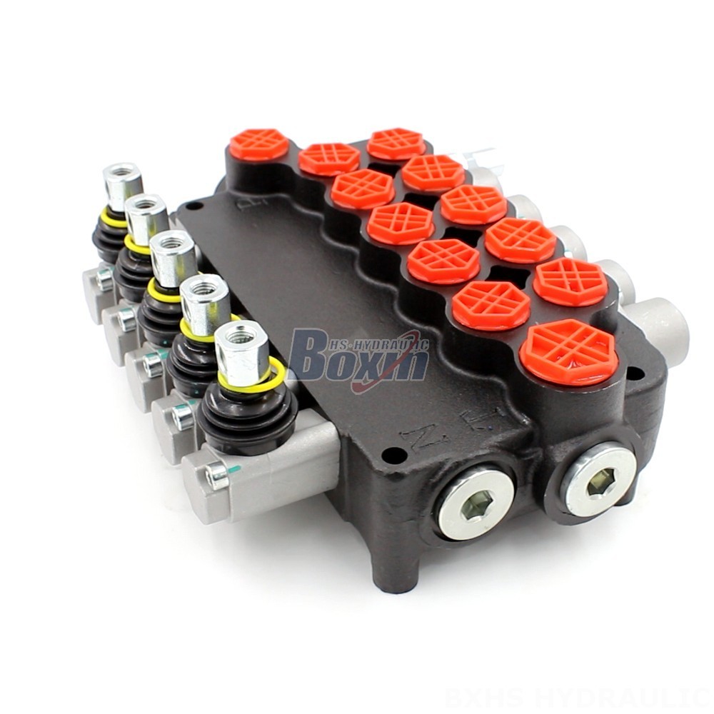 P80-G12-G38-OW Manual 5 Spool Monoblock Directional Valve: Manufacturer & Wholesale main image