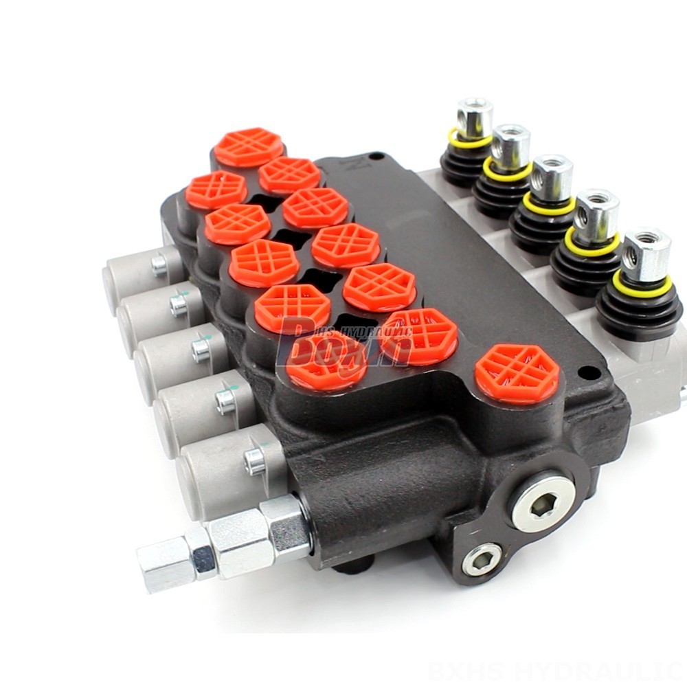 Bespoke Hydraulic Solutions: Customizable P80-G12-G38-OW 5 Spool Directional Control Valves main image