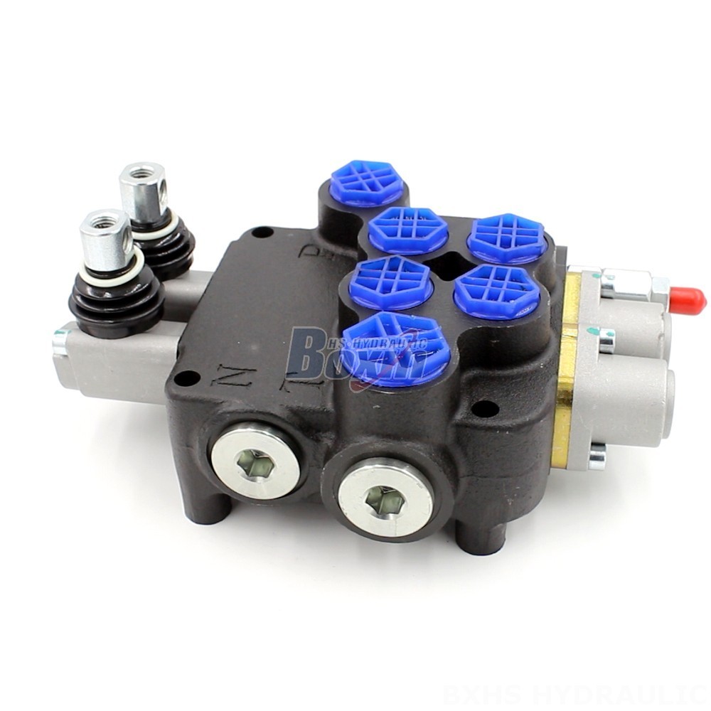 P80-G12-G38-QW 2-Spool Directional Valve: Efficient Fluid Power Control main image