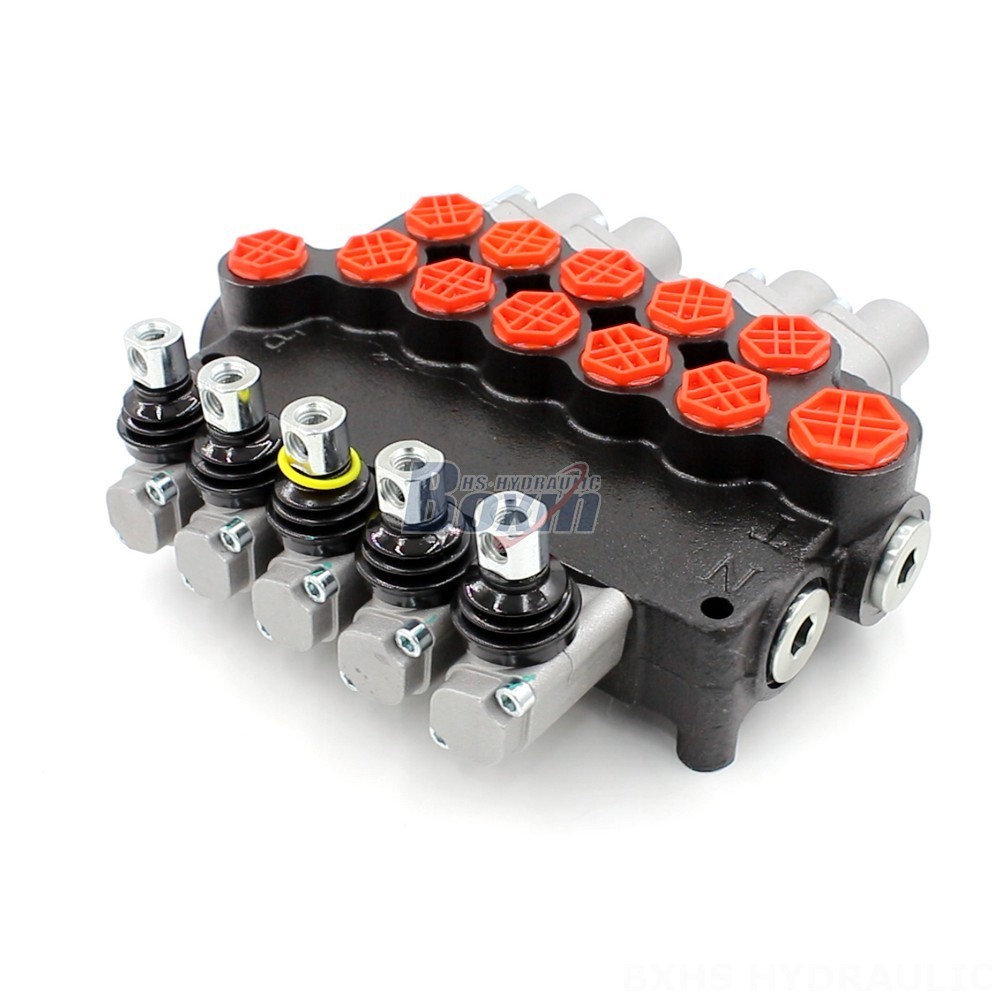 P80-G34-G12-2OT-YW-2OT 5 Spool Hydraulic Directional Valve | Factory Direct & Customizable main image