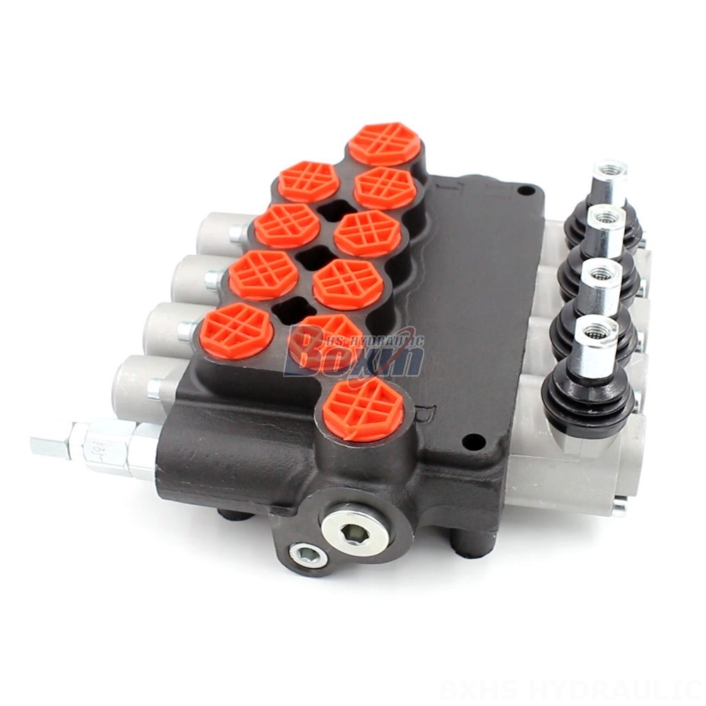 P80-G34-G12-4OT Manual 4 Spool Monoblock Directional Valve cover photo