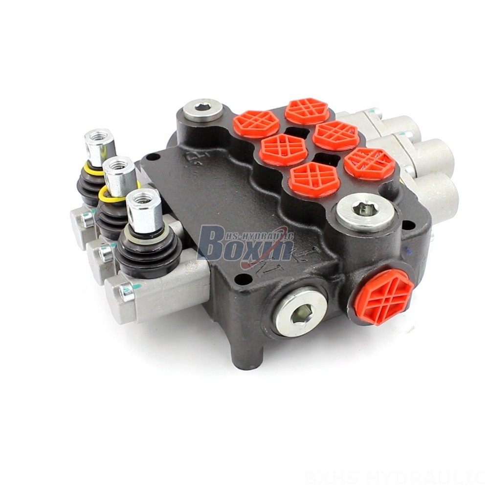 P80-G34-G12 3 Spool Directional Valve: High-Performance Flow Control & Switching main image