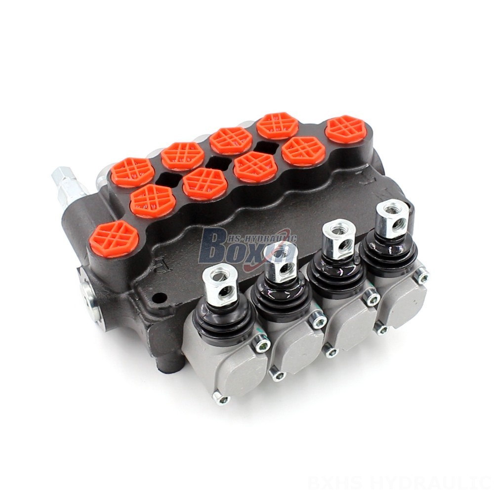 P80-G34-G12 Manual 4 Spool Monoblock Directional Valve | Wholesale & OEM main image