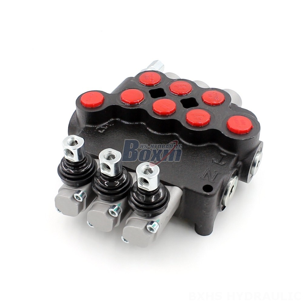 P80-U78-3OT Manual 3 Spool Monoblock Directional Valve | Hydraulic Manufacturer main image