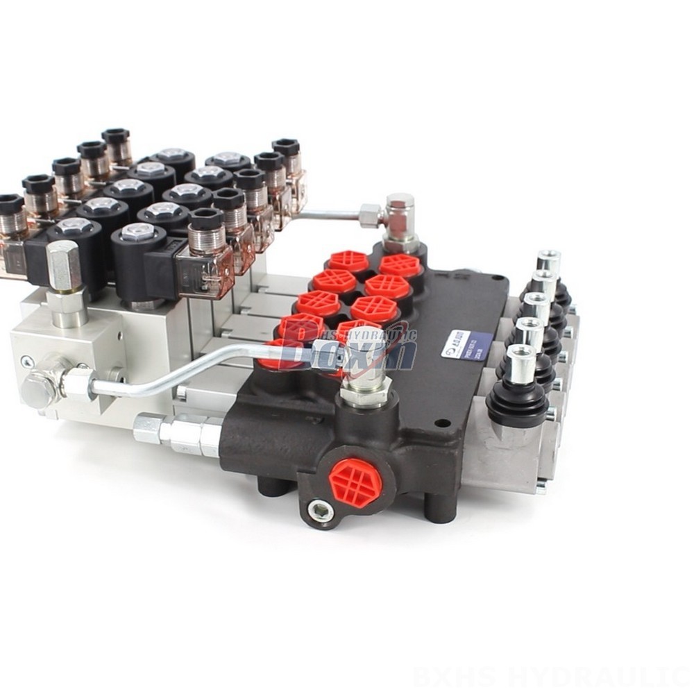 Factory Wholesale: P80 Electro-hydraulic 5 Spool Directional Valves cover photo