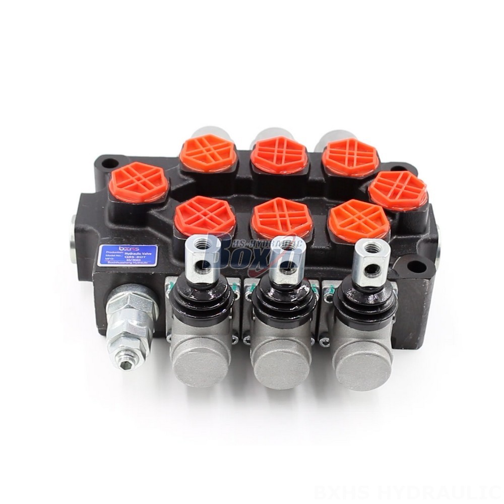 Q95 Manual 3 Spool Monoblock Directional Valve: Precision Engineered for Optimal Fluid Control cover photo