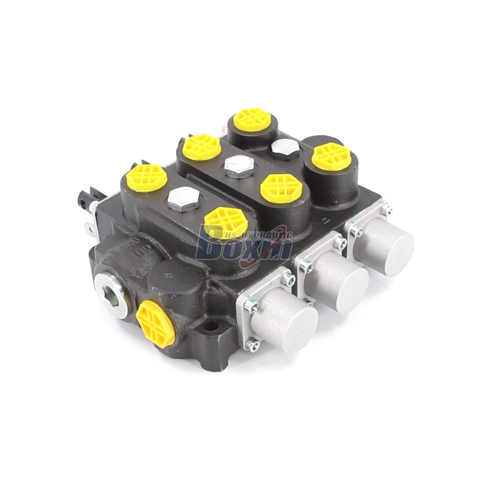 RD5300NPT-3OT Manual 3 Spool Hydraulic Control Valve for Industrial Machinery main image