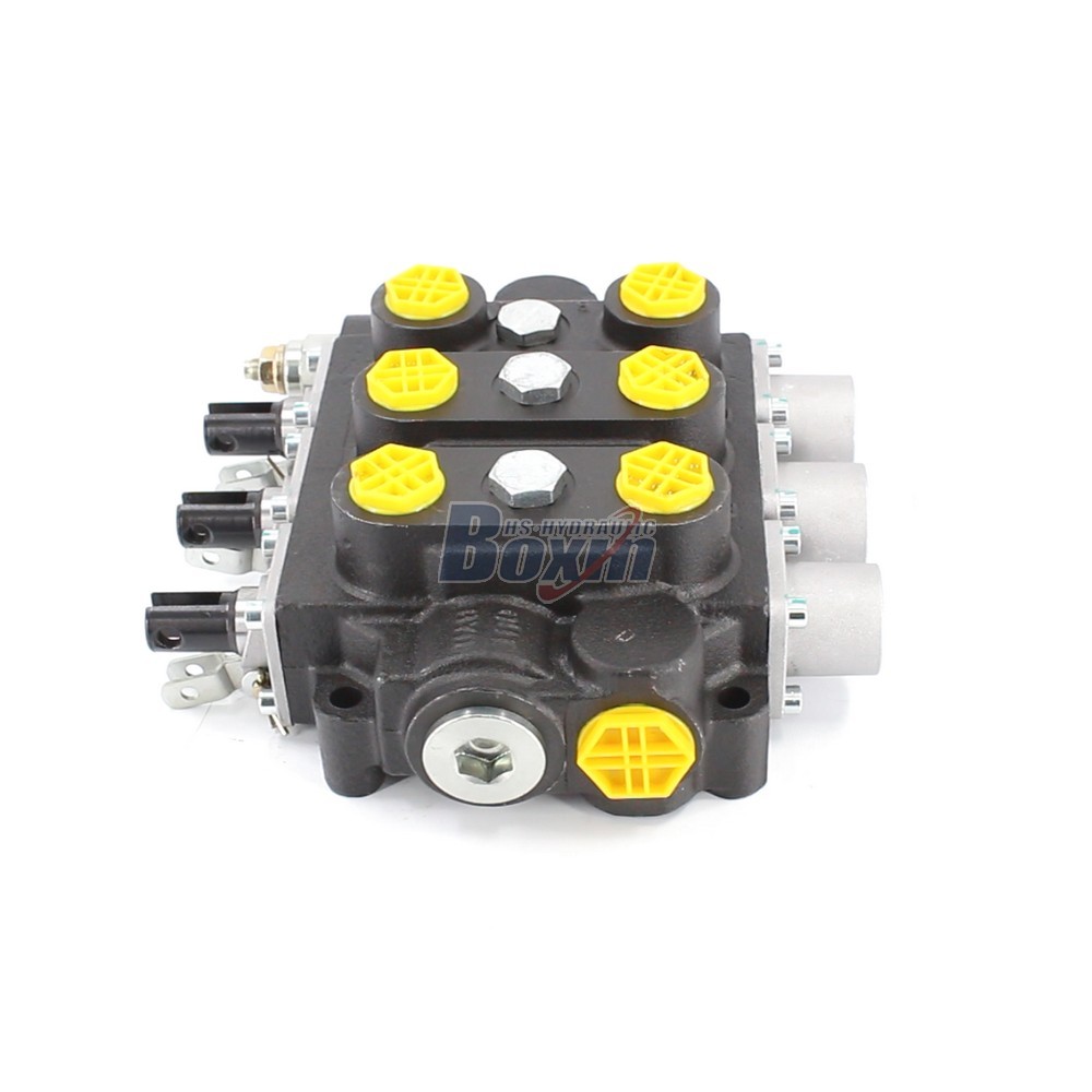 Bulk Order RD5300NPT-3OT Manual 3 Spool Hydraulic Control Valve from Factory main image