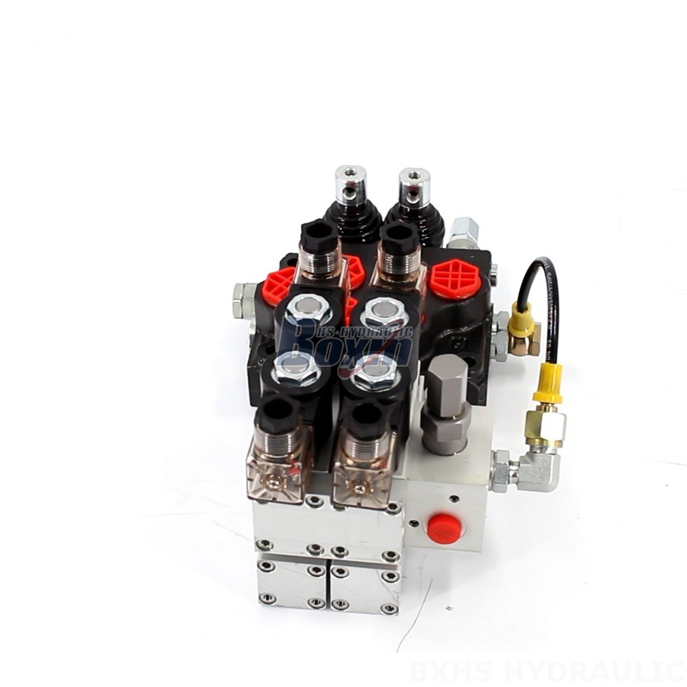 Precision SD5 Electro-hydraulic 2 Spool Monoblock Directional Valve Supplier cover photo