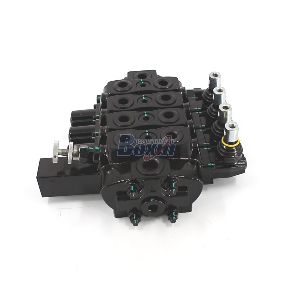 High Performance SD8-OTAMW Manual 4 Spool Sectional Valve main image
