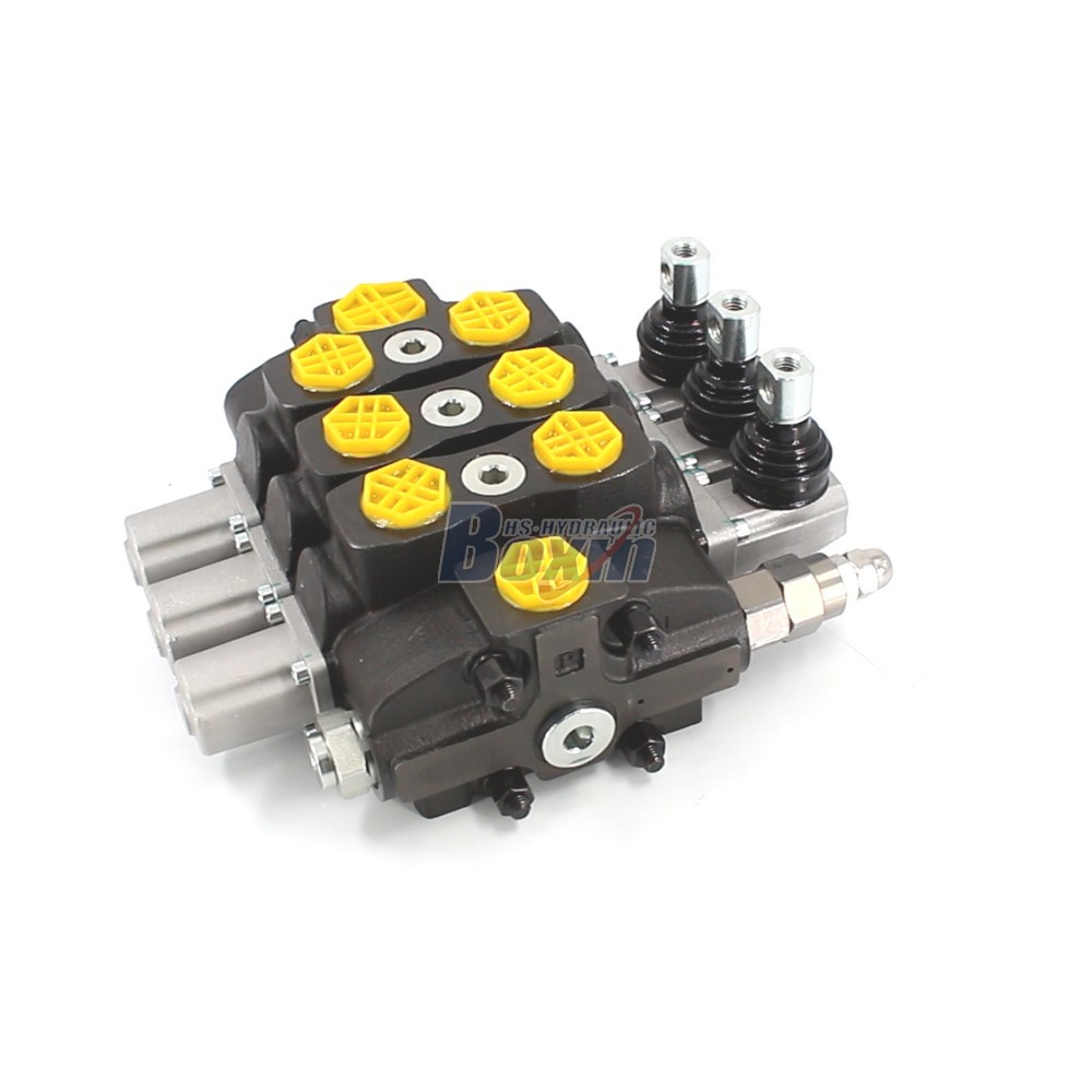 OEM/ODM Custom SD8 Manual 3 Spool Sectional Directional Valve with Private Labeling main image