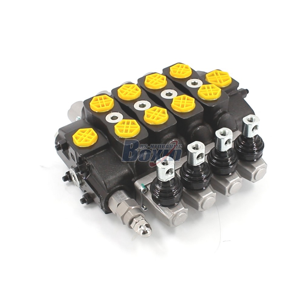 Sectional Type SD8 Manual 4 Spool Directional Valve main image