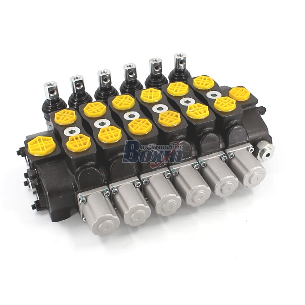 Industrial Grade SD8 Manual Sectional Hydraulic Valve cover photo