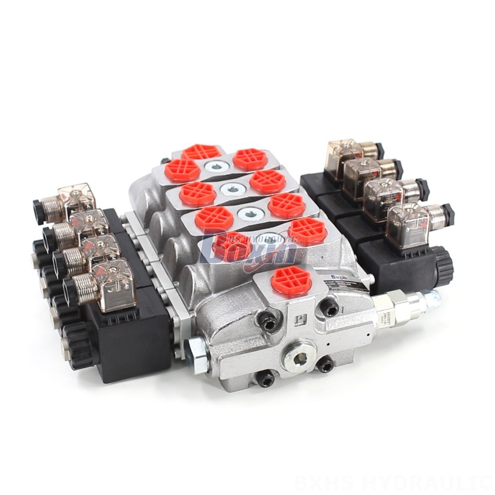 SD8 Solenoid 4 Spool Sectional Directional Valve - Factory Direct main image