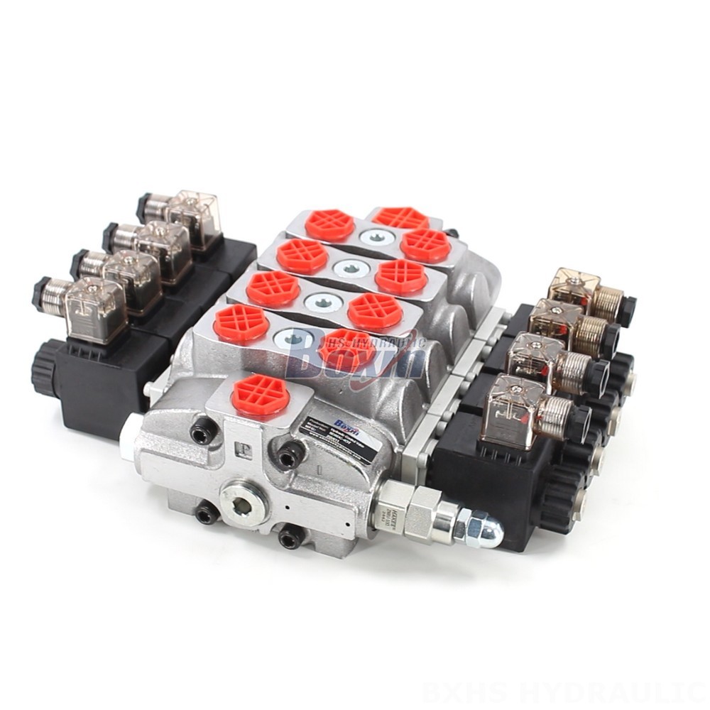 Direct from Factory: SD8 4-Spool Solenoid Hydraulic Directional Valve cover photo