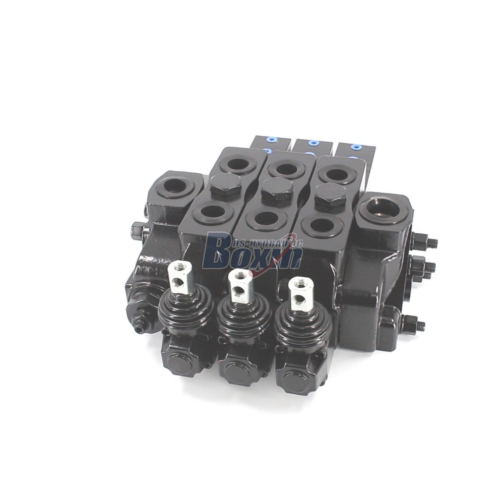 Reliable SDS180Q Pneumatic Manual 3 Spool Directional Valve for Hydraulic Applications main image
