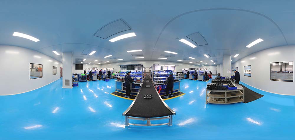 360° panoramatický pohled na továrnu Boxinhuasheng Hydraulic