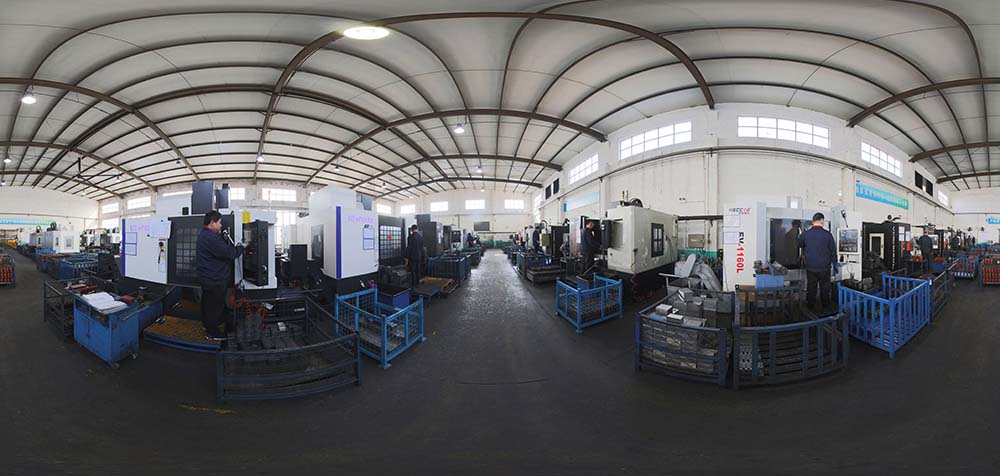 360° panoramatický pohled na továrnu Boxinhuasheng Hydraulic
