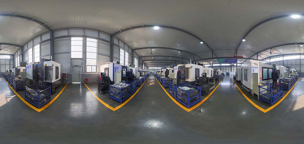 360° panoramatický pohled na továrnu Boxinhuasheng Hydraulic