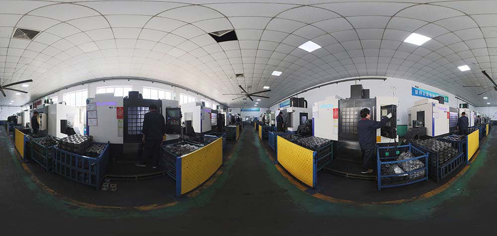 360° panoramatický pohled na továrnu Boxinhuasheng Hydraulic