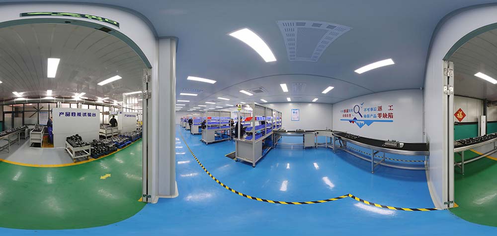 360° panoramatický pohled na továrnu Boxinhuasheng Hydraulic
