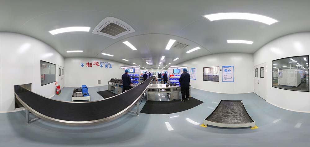 360° panoramatický pohled na továrnu Boxinhuasheng Hydraulic